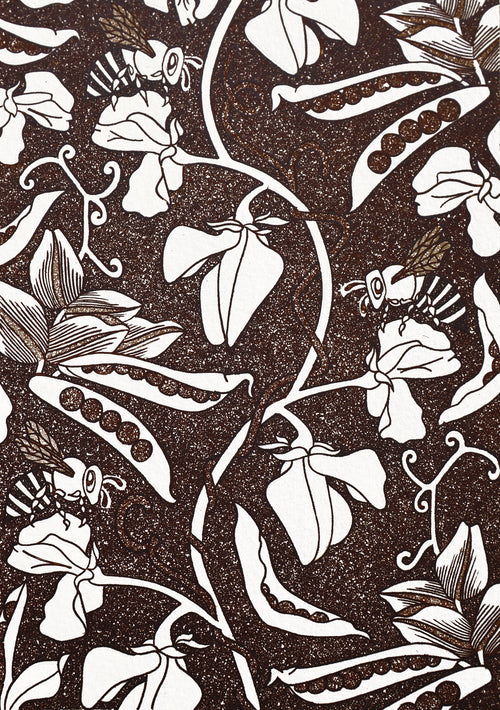 Abeilles, petits pois & pois de senteur