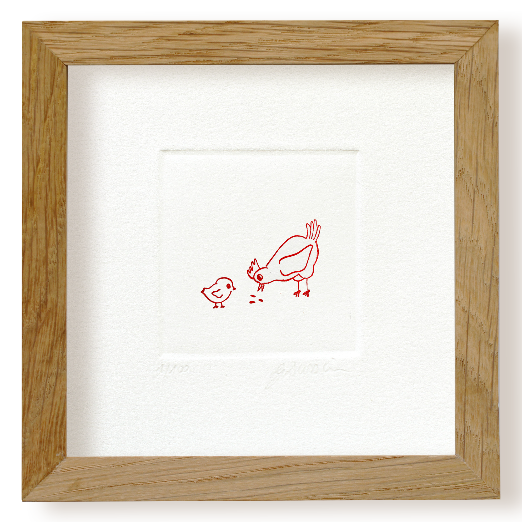 La poule & le poussin