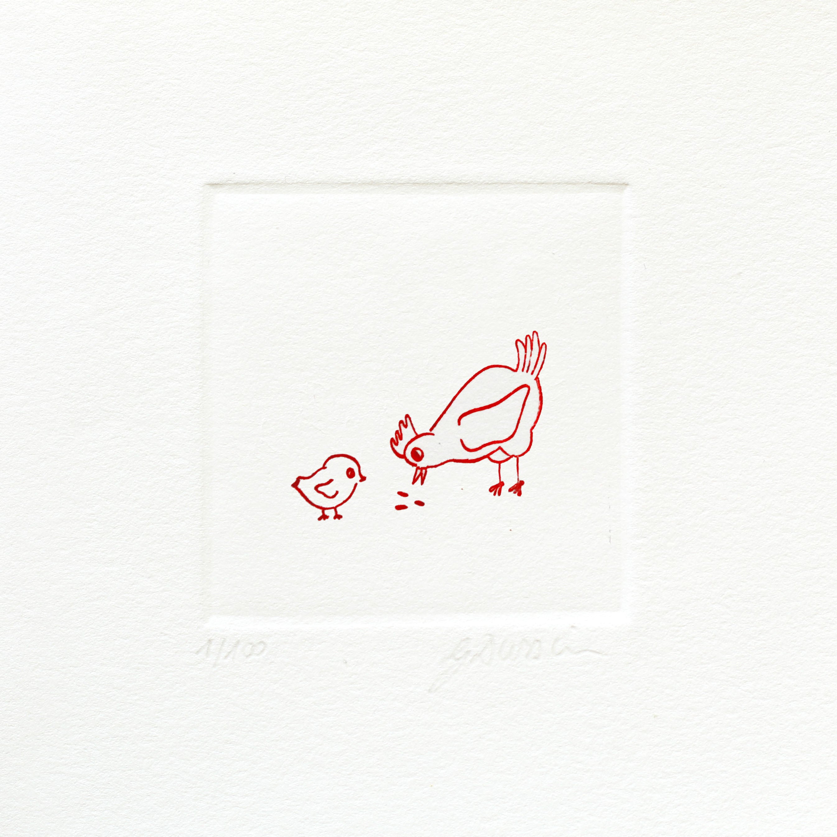 La poule & le poussin