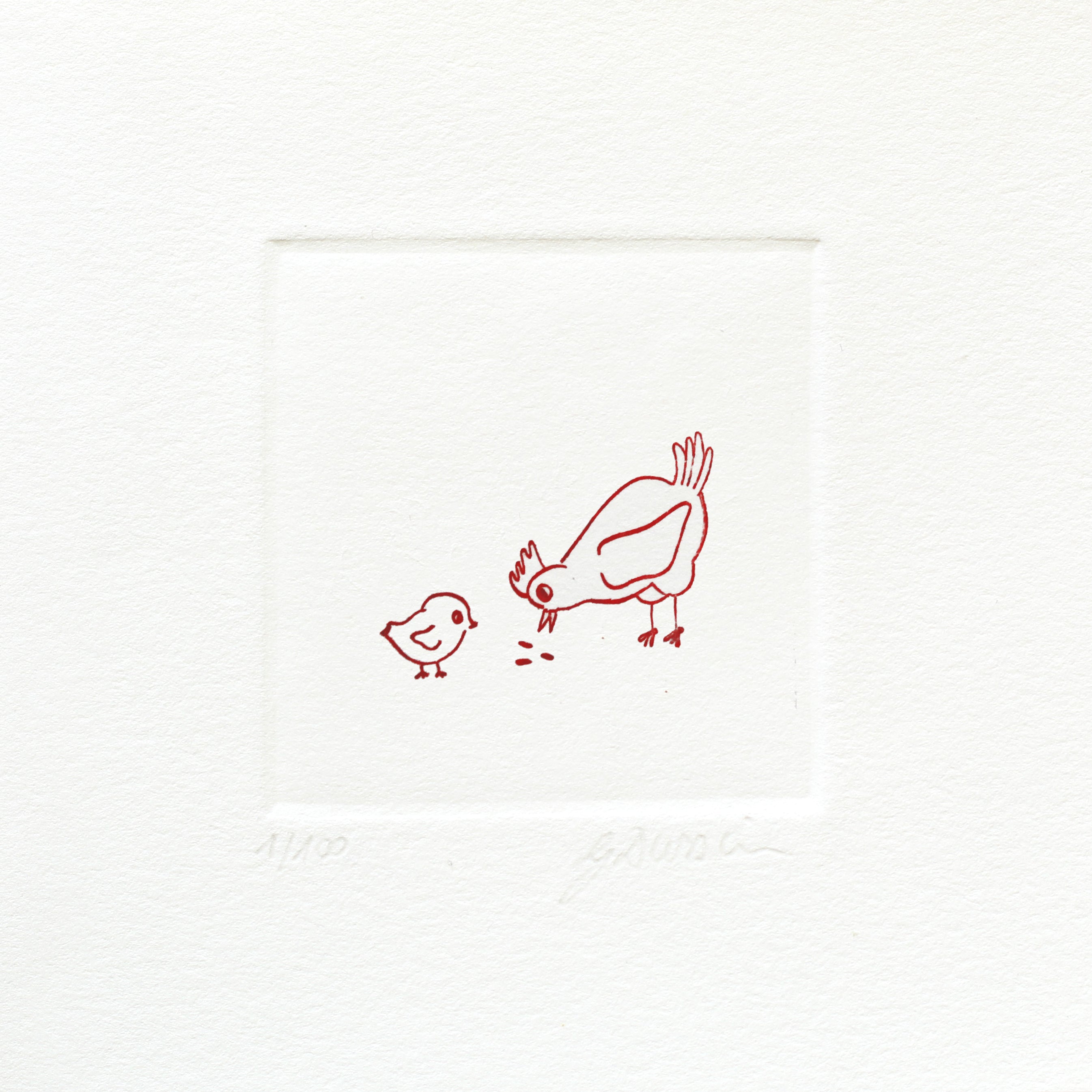 La poule & le poussin